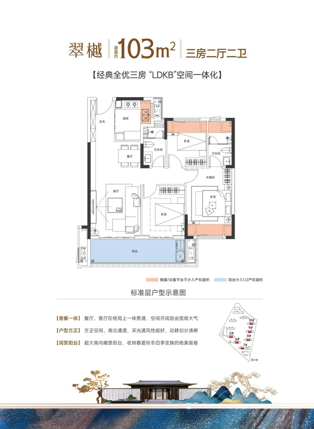 荆州沙市区公元御府翠樾户型
