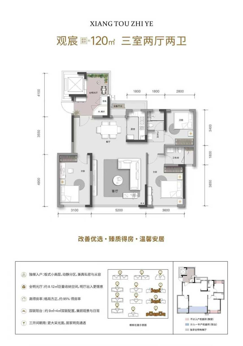 襄阳樊城区襄阳院子宸院观宸户型