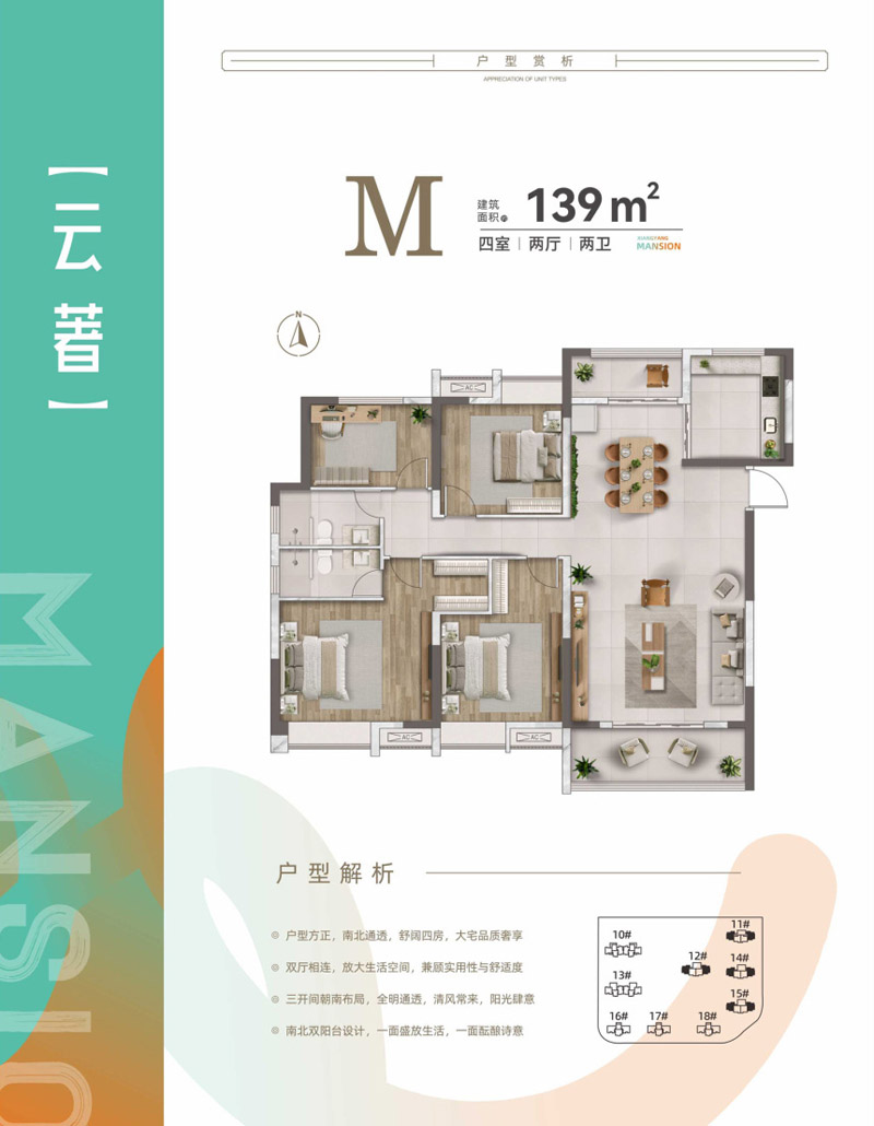 襄阳樊城区国投襄阳著M户型