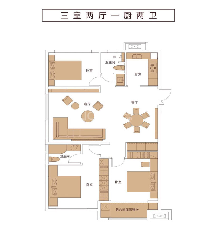 襄阳襄州区城果C户型