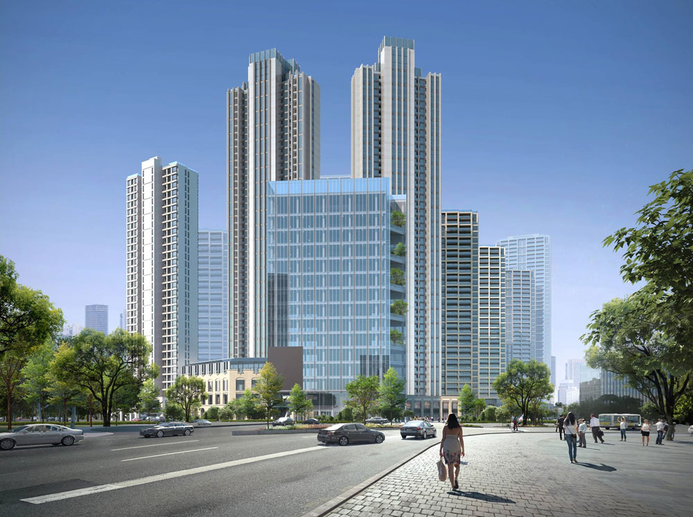 荆州沙市区楚天都市&middot;御湖一品效果图