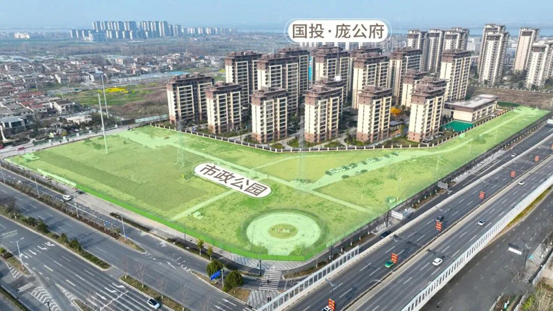 襄阳襄城区国投庞公府实景图