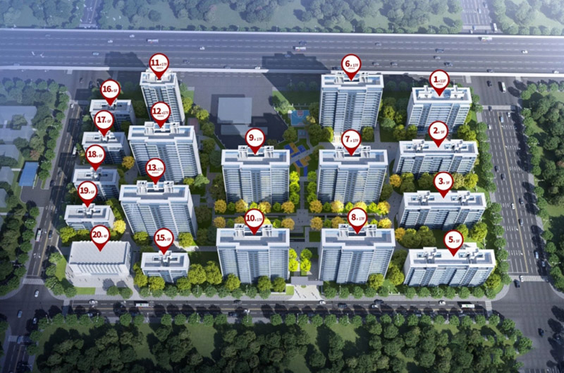 襄阳樊城区襄阳院子3期实景图