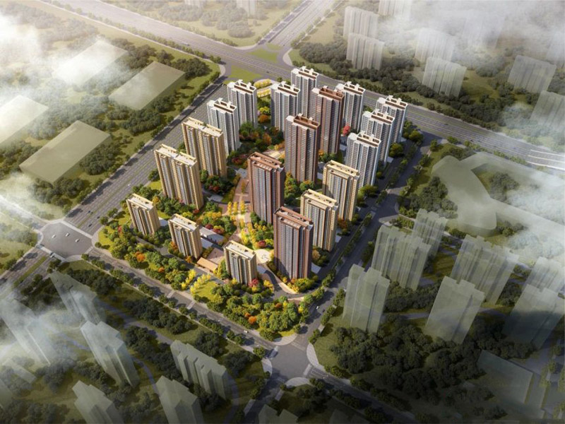 襄阳樊城区国投襄阳著效果图