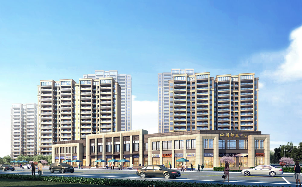 荆州沙市区华夏沁园效果图
