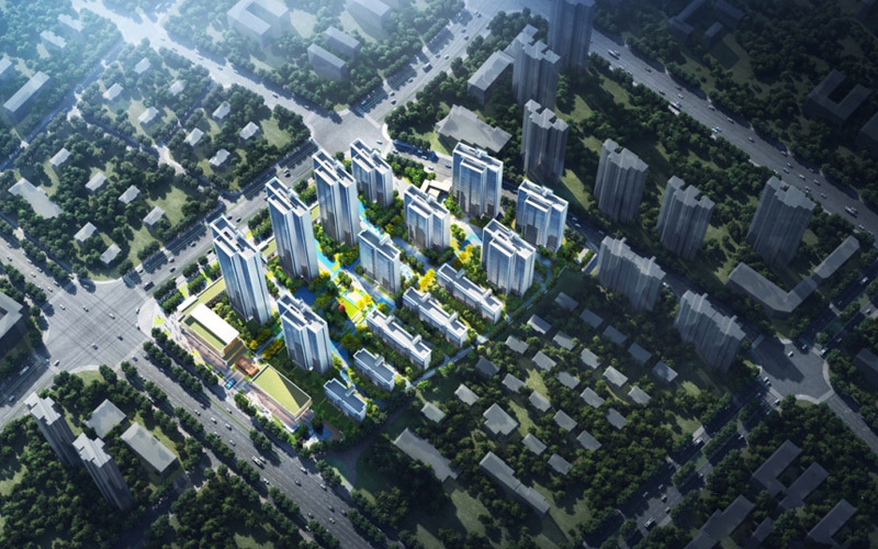 襄阳襄州区徐东壹号院实景图