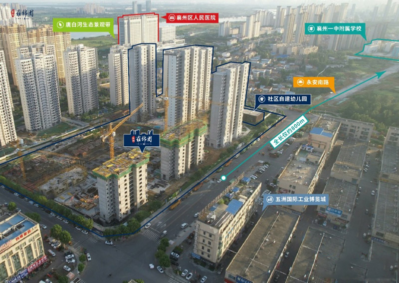 襄阳襄州区雍锦园配套图