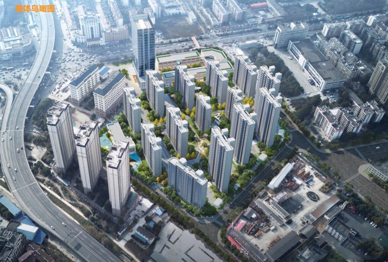 襄阳高新区联投长虹印象实景图
