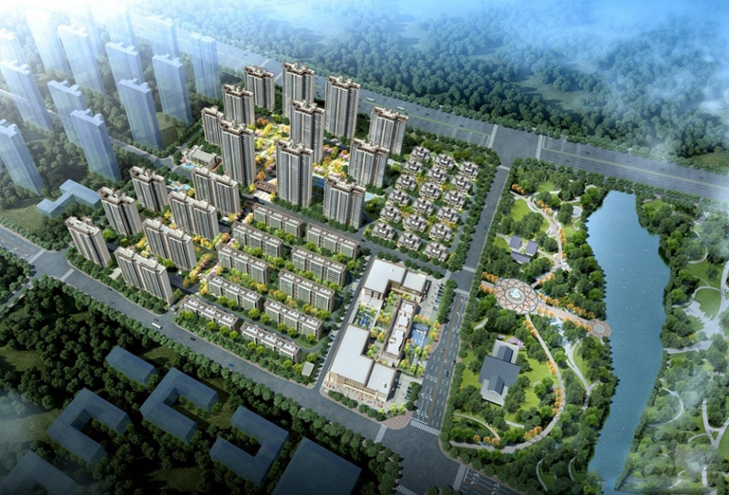 襄阳东津区碧桂园盛世东津实景图