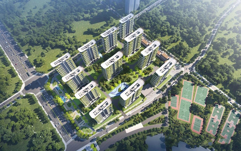 宜城市御湖别院实景图
