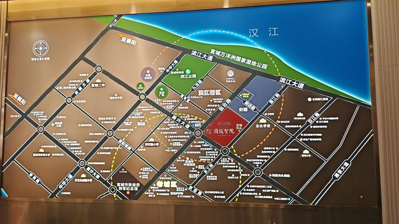 宜城市宜宸府区位图