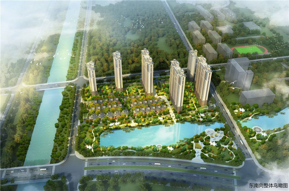 荆州荆州区学府花园实景图