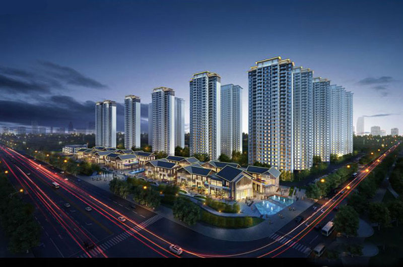 荆州荆州区武汉城建电建荆韵效果图