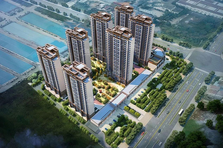 荆州荆州区金碧澜湾实景图