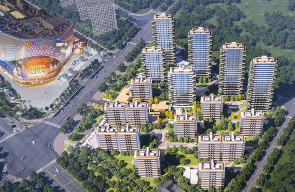 荆州沙市区东泰观云实景图