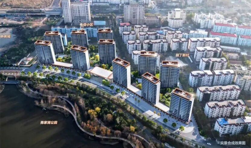 石首市瑞湖公园里效果图