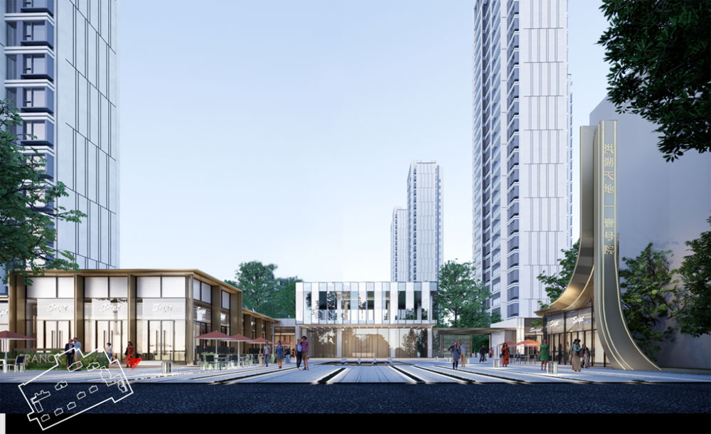 洪湖市洪湖壹号院效果图