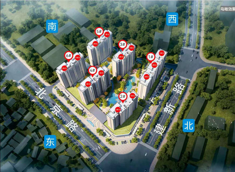 老河口市保信悦府效果图