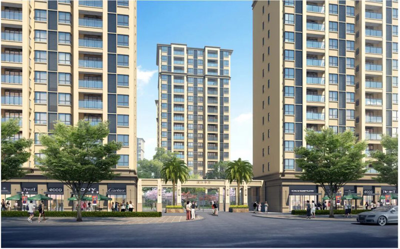老河口市滨江华府实景图