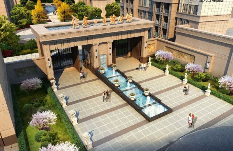 洪湖市御湖公馆配套图