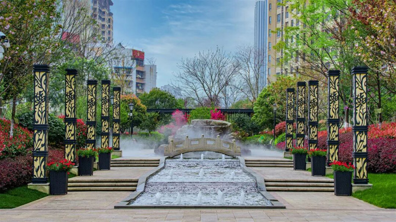 宜昌伍家岗区江畔大地实景图
