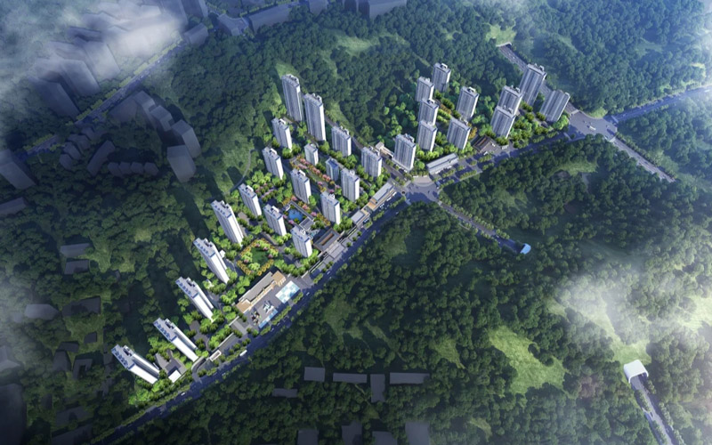 宜昌伍家岗区望春山实景图