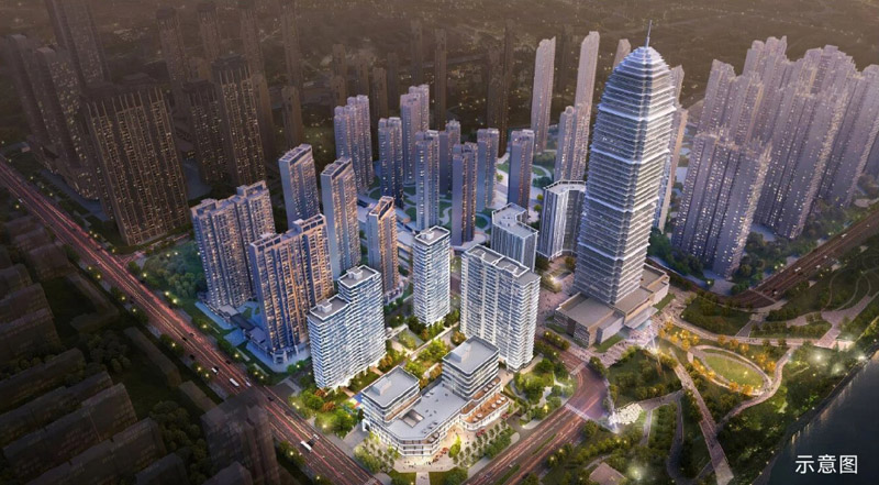 宜昌伍家岗区中建宜昌之星效果图