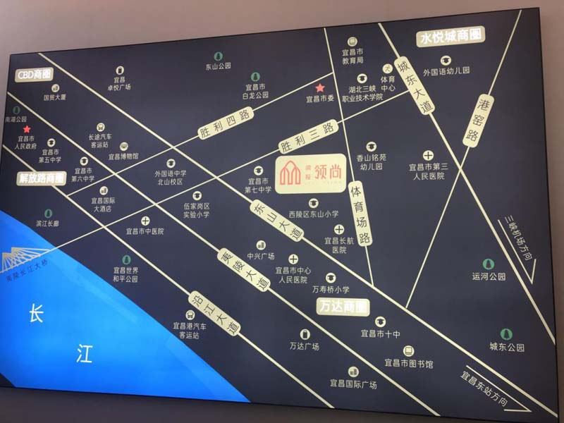 宜昌西陵区房投领尚区位图