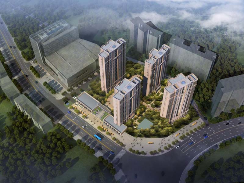 宜昌西陵区城发首座实景图
