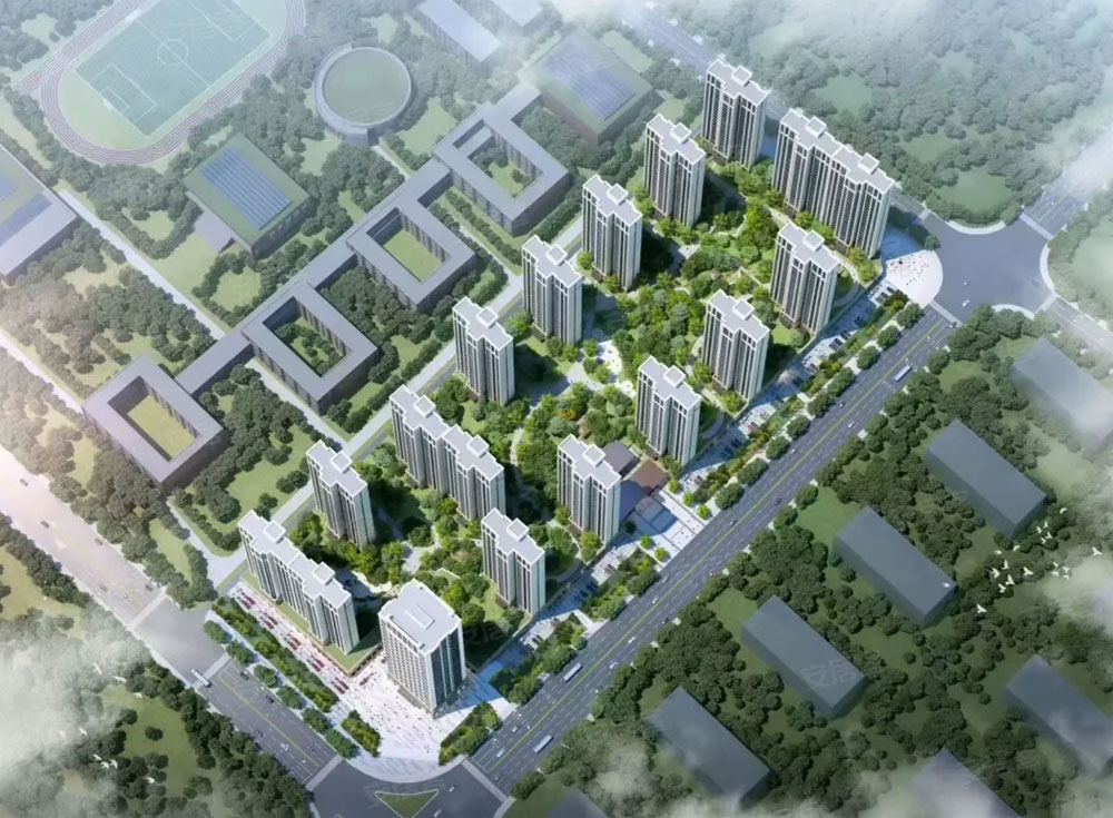 松滋市九州·桃李春风实景图