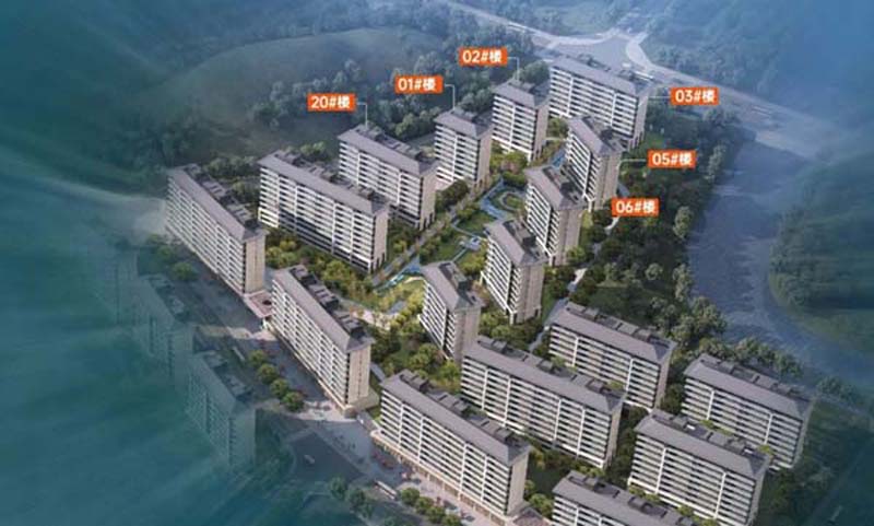 宜昌点军区江南URD那溪谷实景图