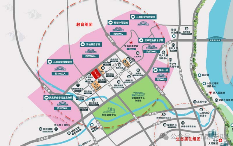 宜昌点军区江南天街区位图