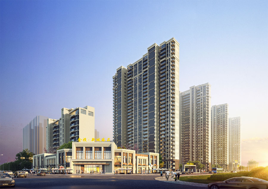 松滋市金投&middot;新城臻品效果图