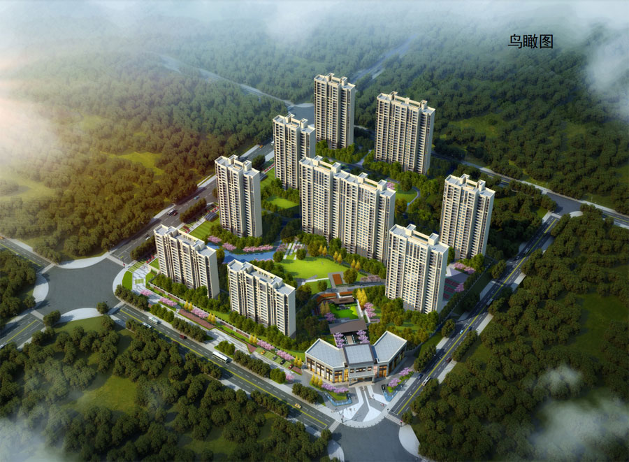 松滋市金投&middot;新城印象实景图
